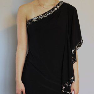 Homecoming | One Shoulder Black Dress | 022